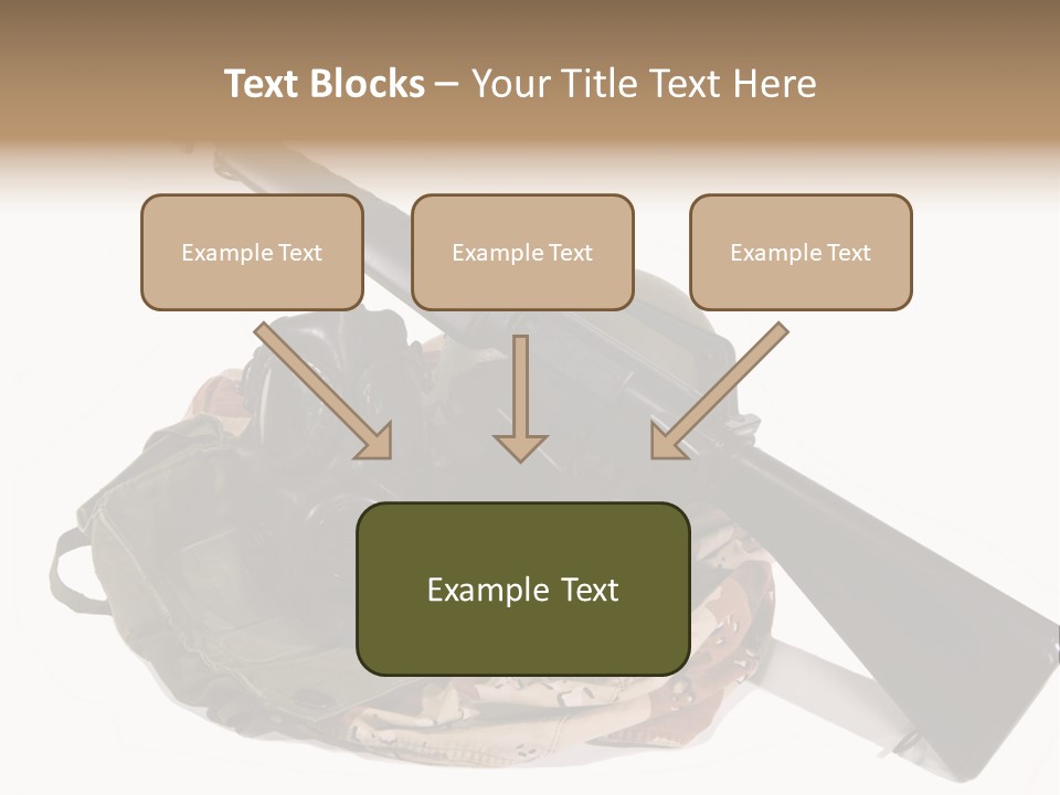 Desert Shock Projectile PowerPoint Template