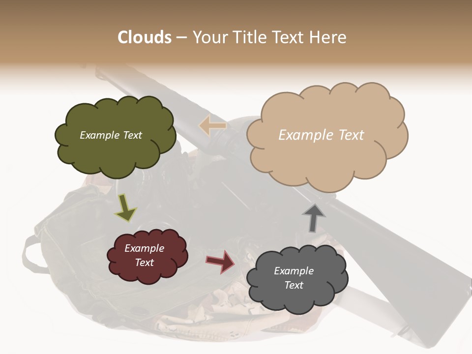 Desert Shock Projectile PowerPoint Template