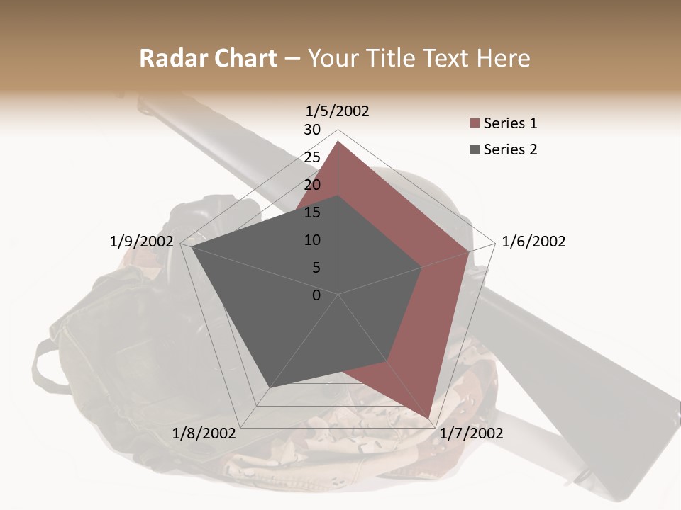 Desert Shock Projectile PowerPoint Template