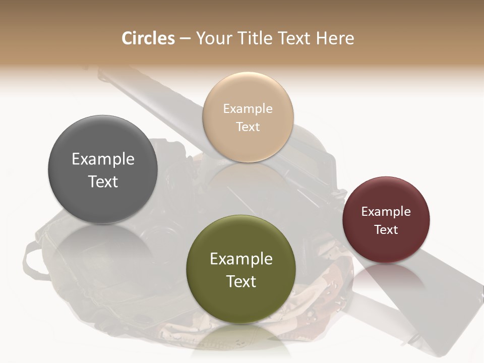 Desert Shock Projectile PowerPoint Template