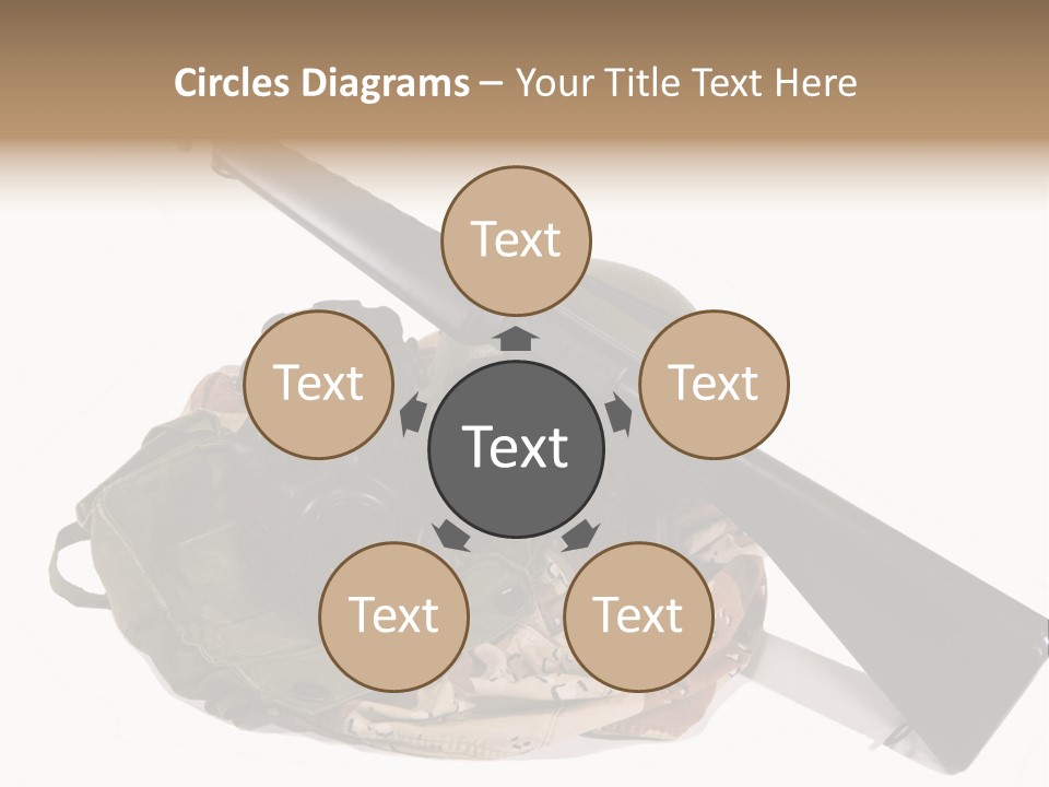 Desert Shock Projectile PowerPoint Template