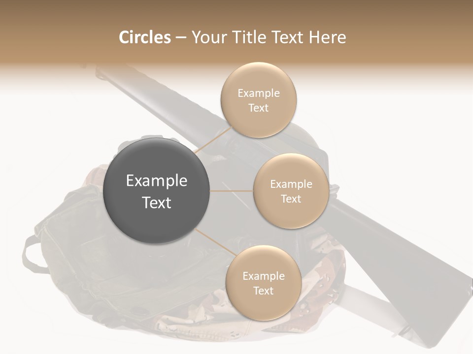 Desert Shock Projectile PowerPoint Template