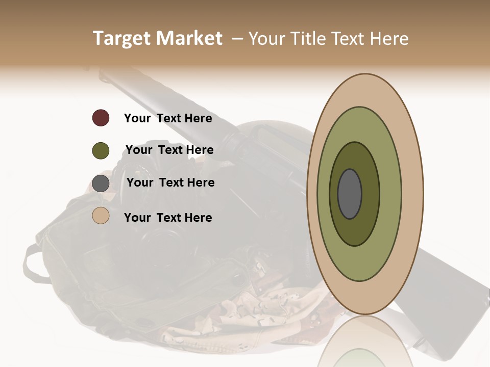 Desert Shock Projectile PowerPoint Template