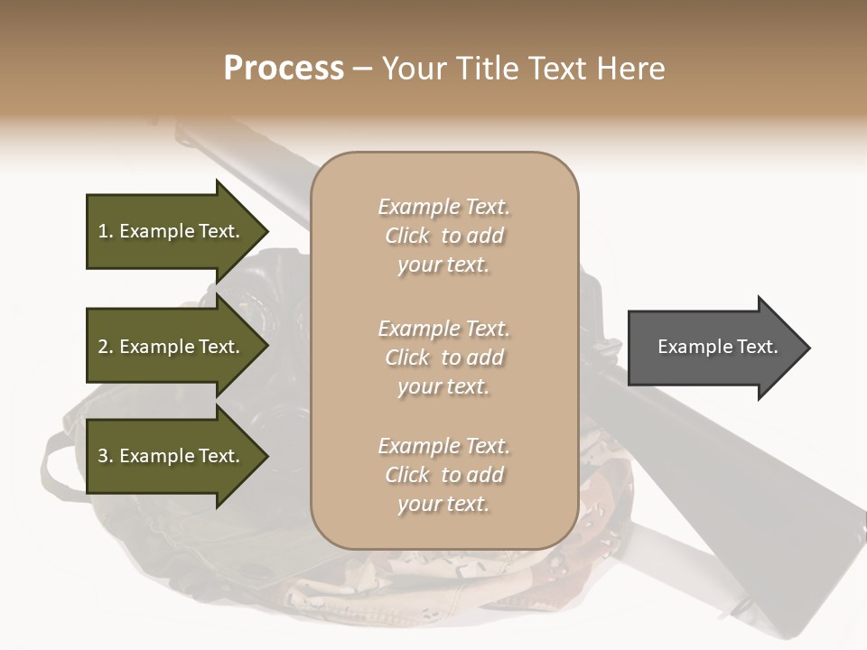 Desert Shock Projectile PowerPoint Template