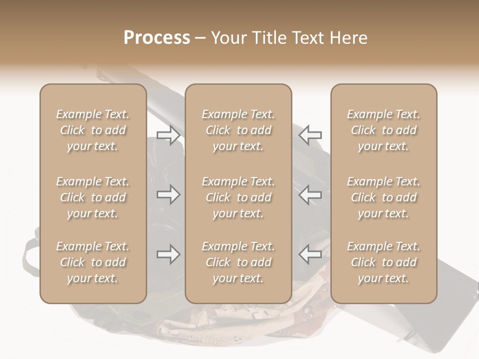 Desert Shock Projectile PowerPoint Template