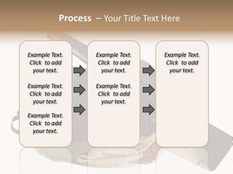 Desert Shock Projectile PowerPoint Template