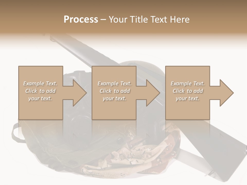 Desert Shock Projectile PowerPoint Template