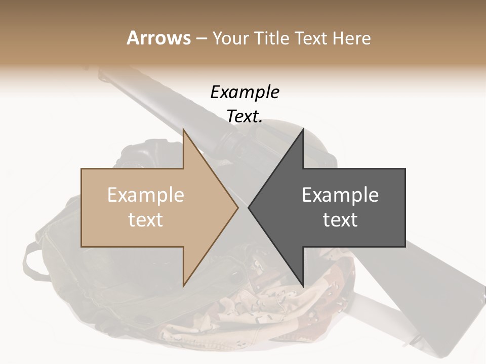 Desert Shock Projectile PowerPoint Template