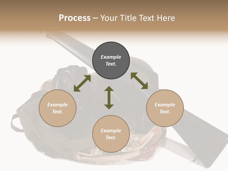Desert Shock Projectile PowerPoint Template