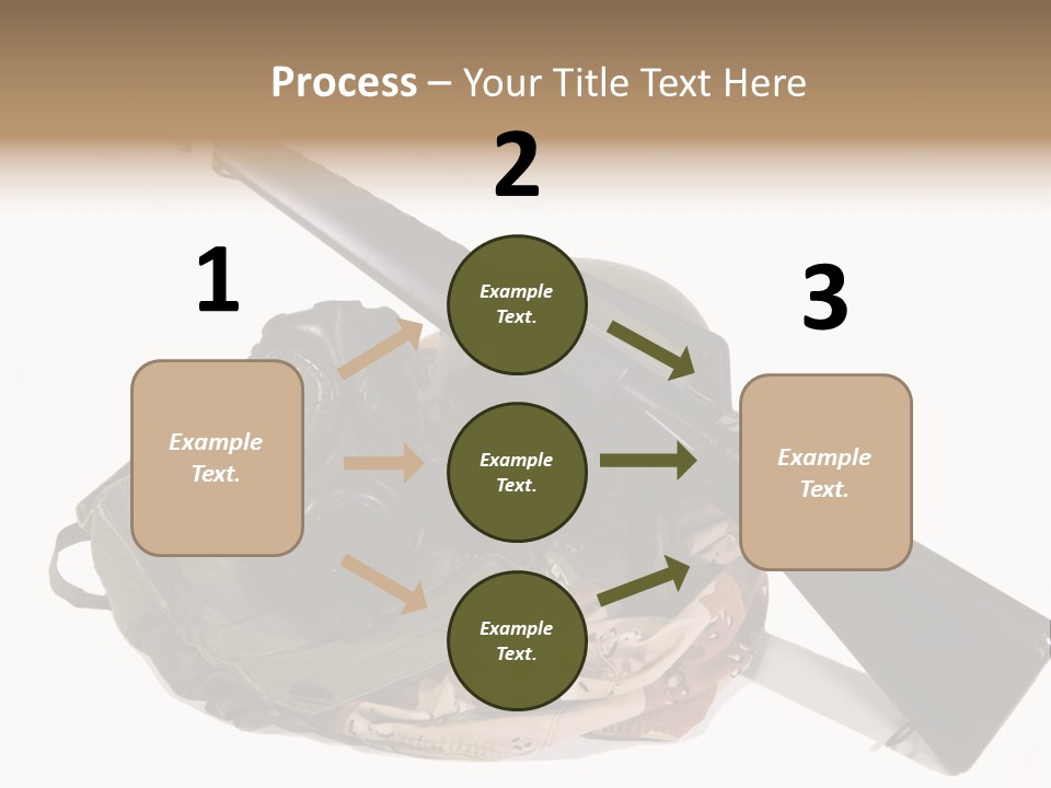 Desert Shock Projectile PowerPoint Template