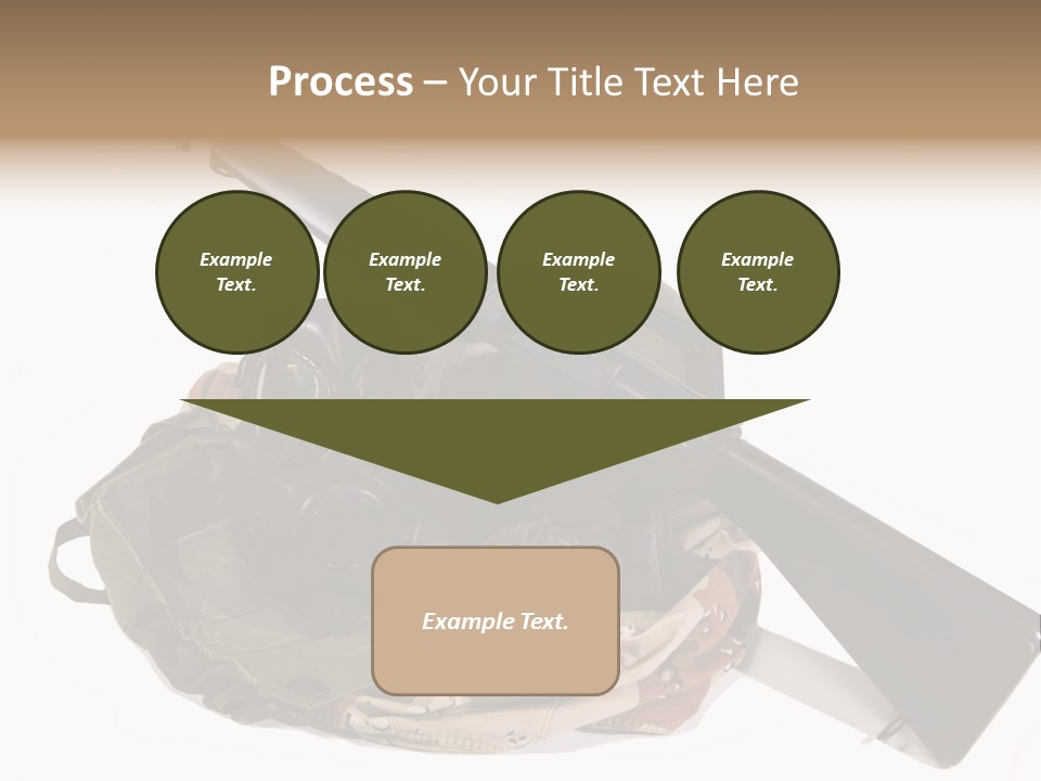 Desert Shock Projectile PowerPoint Template