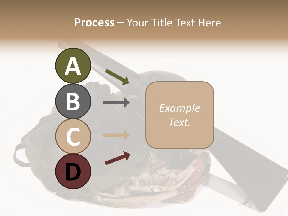 Desert Shock Projectile PowerPoint Template
