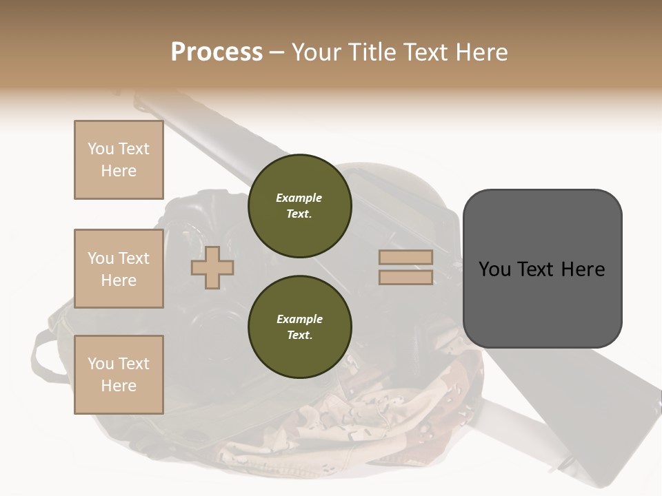 Desert Shock Projectile PowerPoint Template