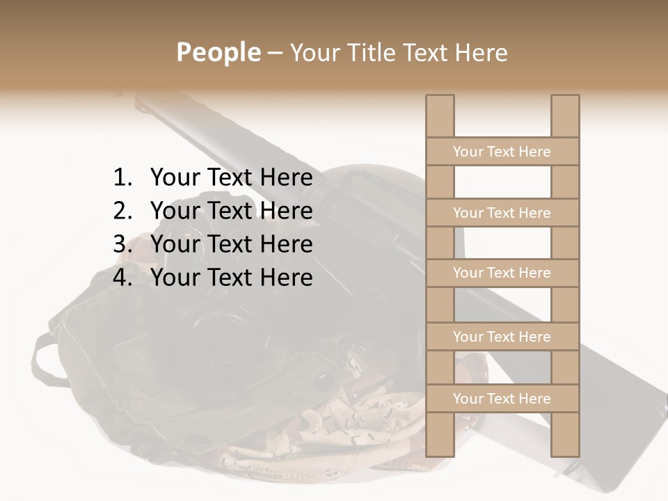 Desert Shock Projectile PowerPoint Template