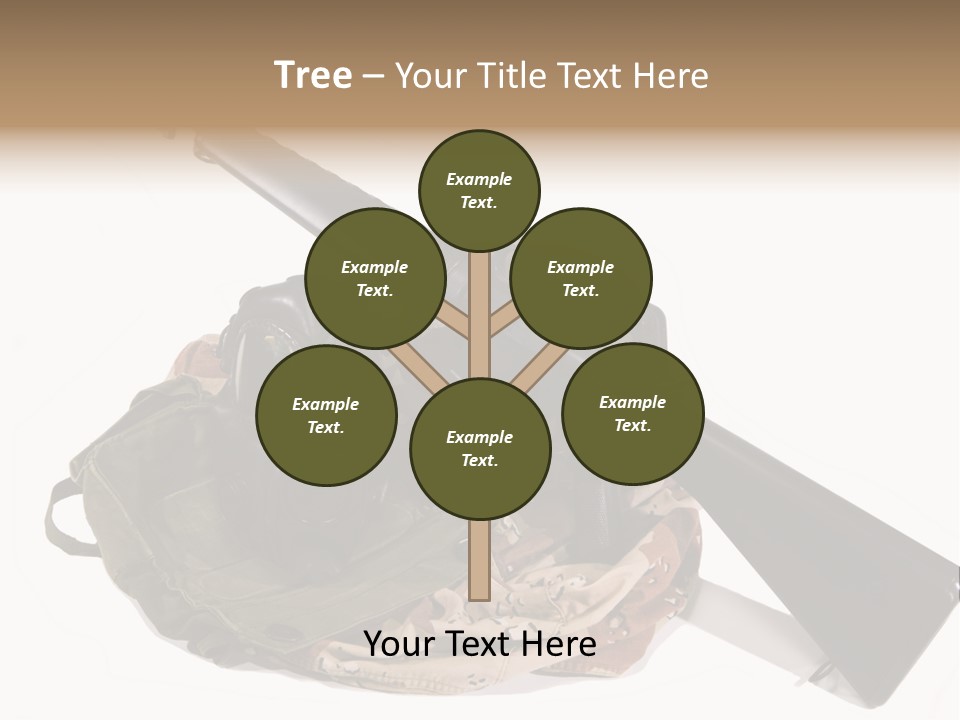 Desert Shock Projectile PowerPoint Template