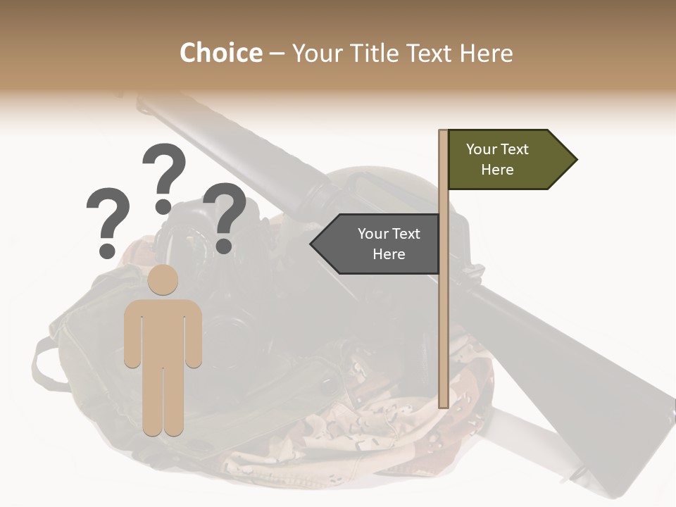 Desert Shock Projectile PowerPoint Template