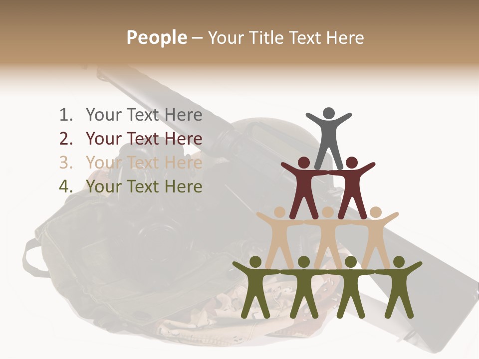 Desert Shock Projectile PowerPoint Template