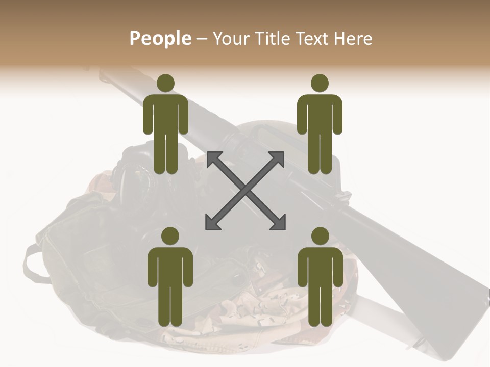 Desert Shock Projectile PowerPoint Template