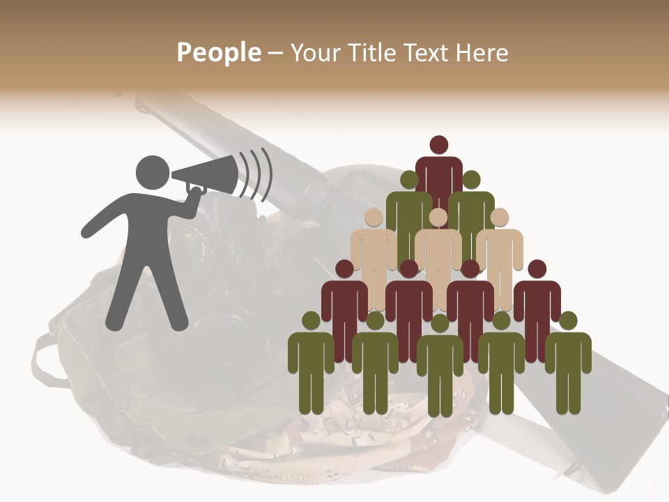 Desert Shock Projectile PowerPoint Template