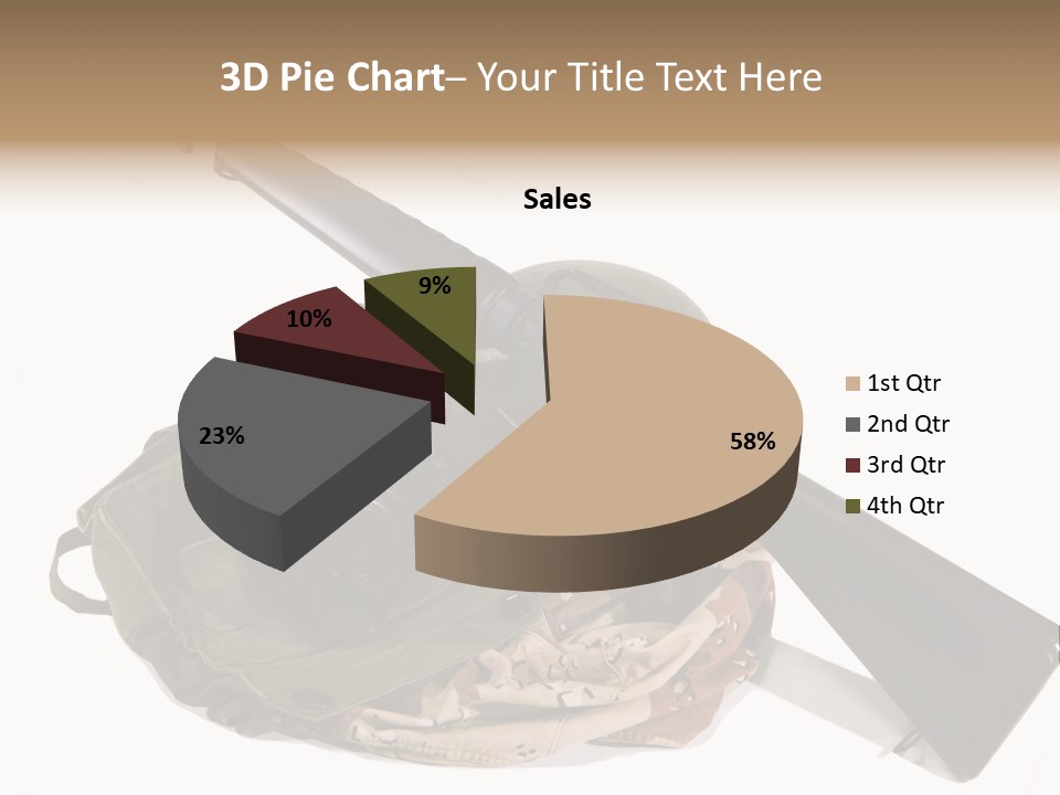 Desert Shock Projectile PowerPoint Template