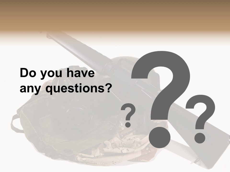 Desert Shock Projectile PowerPoint Template