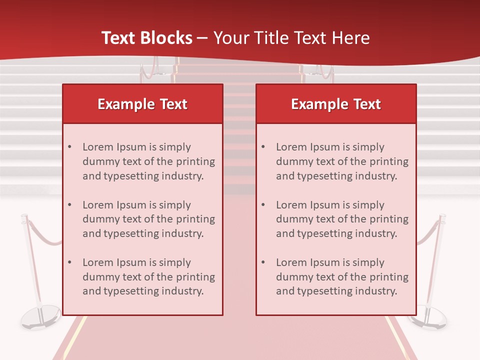 Award Gala Enter PowerPoint Template