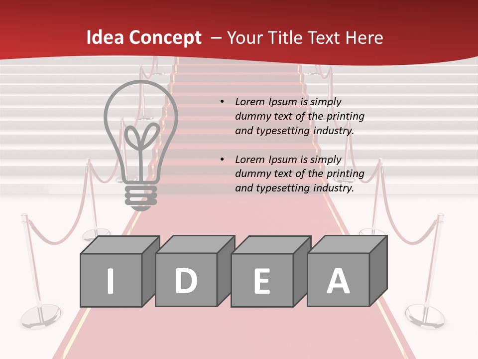 Award Gala Enter PowerPoint Template