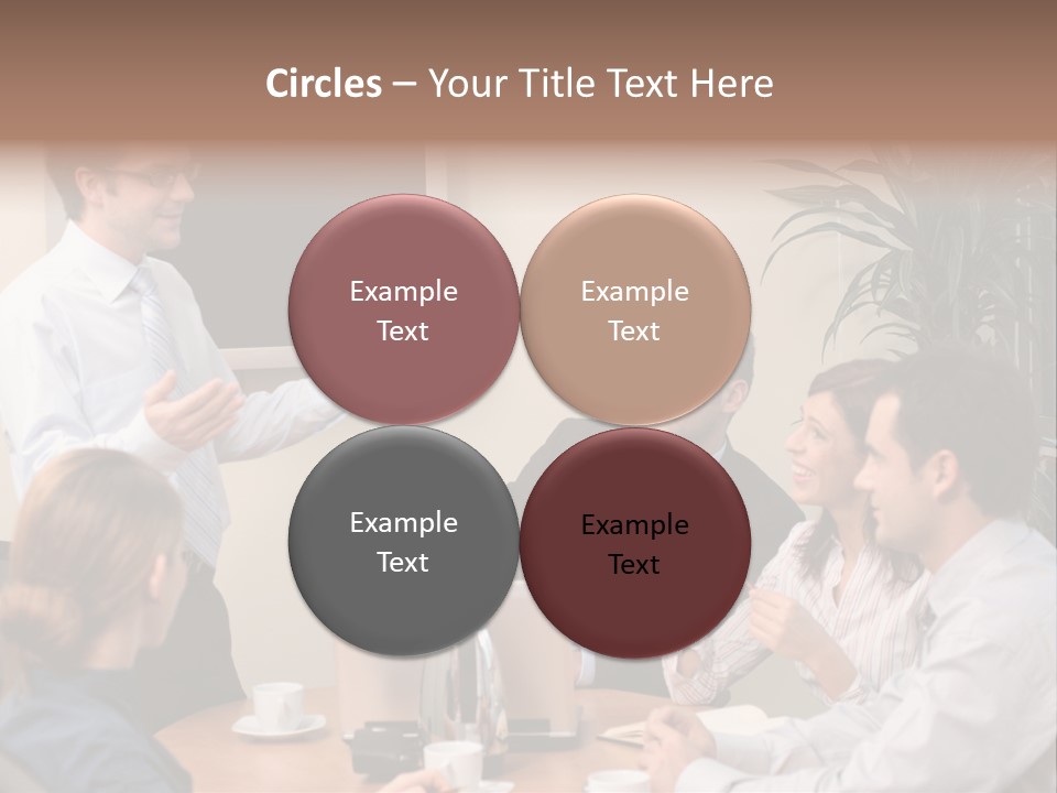 Professional Speech Discuss PowerPoint Template