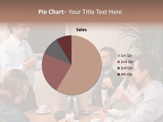 Professional Speech Discuss PowerPoint Template