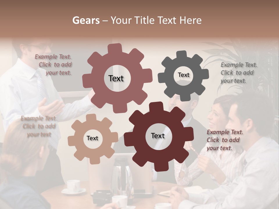 Professional Speech Discuss PowerPoint Template