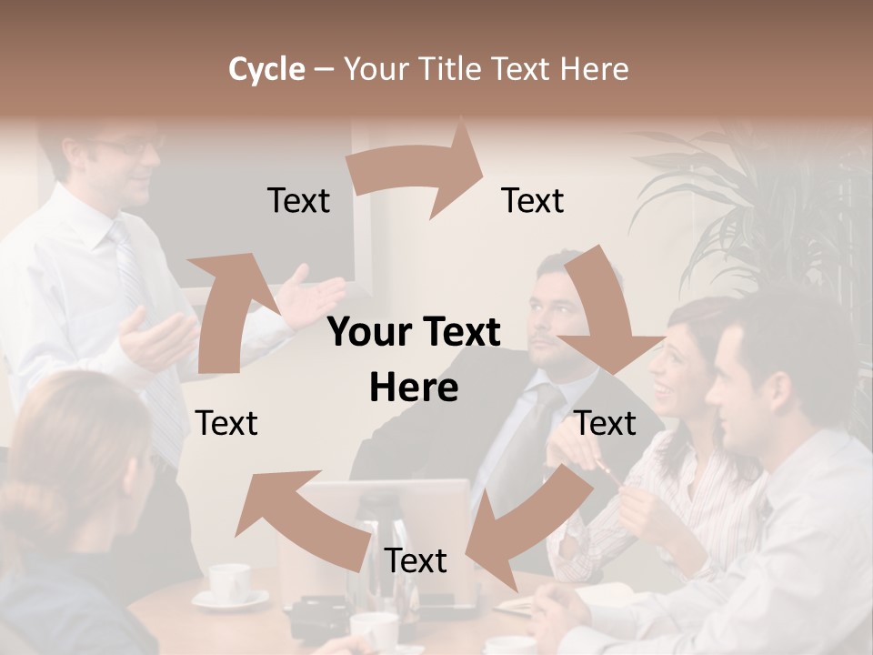 Professional Speech Discuss PowerPoint Template