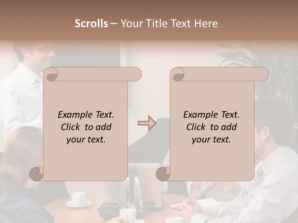 Professional Speech Discuss PowerPoint Template