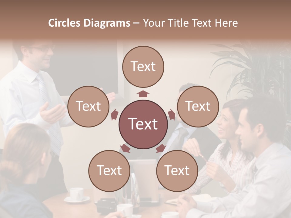 Professional Speech Discuss PowerPoint Template