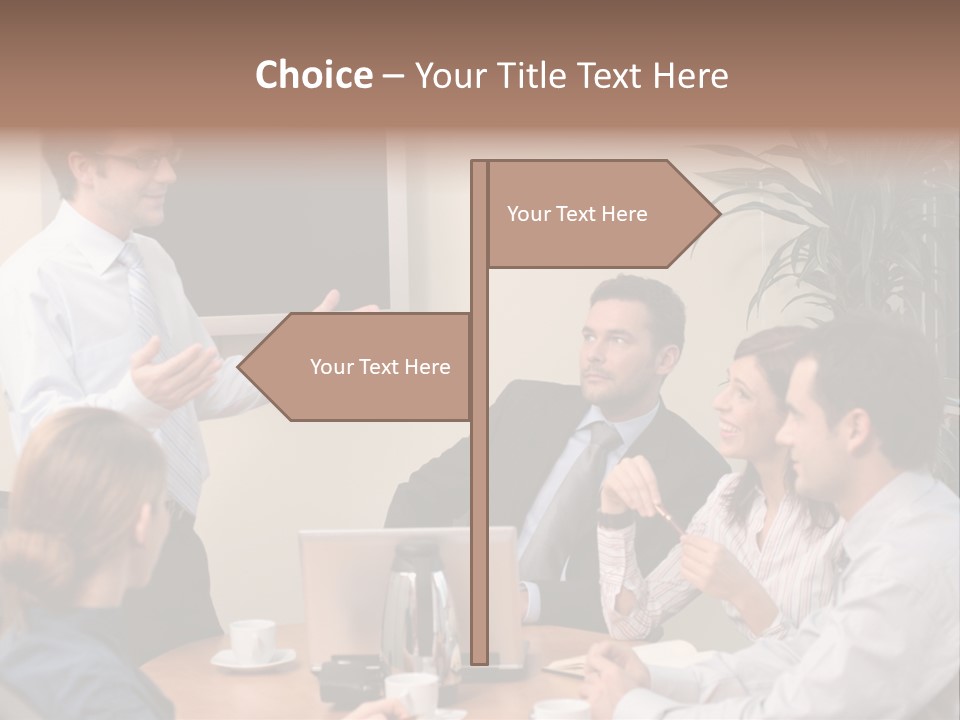 Professional Speech Discuss PowerPoint Template