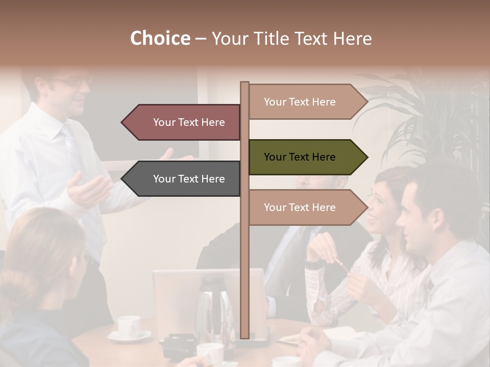 Professional Speech Discuss PowerPoint Template
