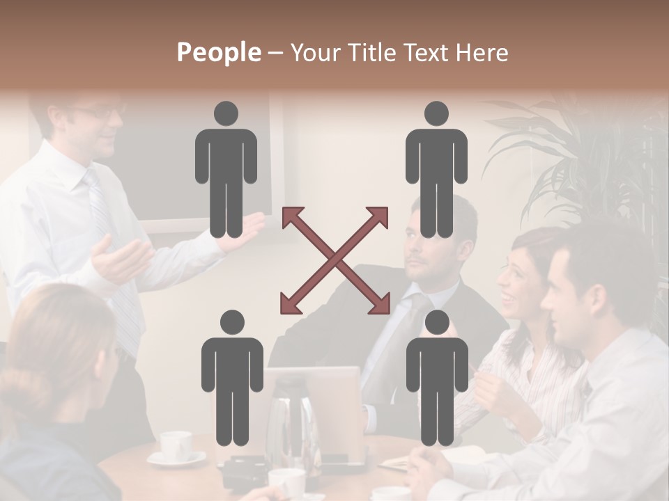 Professional Speech Discuss PowerPoint Template