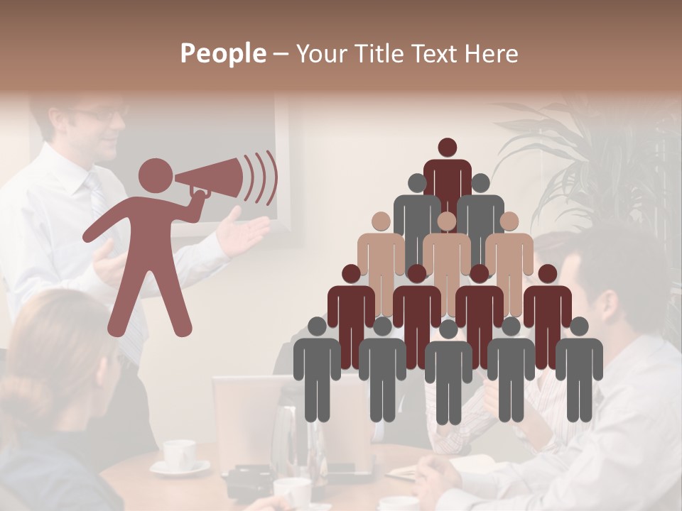 Professional Speech Discuss PowerPoint Template