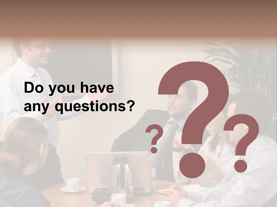 Professional Speech Discuss PowerPoint Template