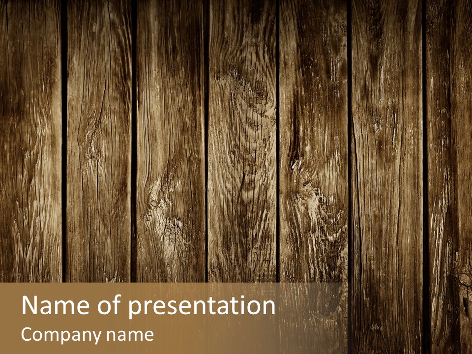 Dirty Nature Textured PowerPoint Template