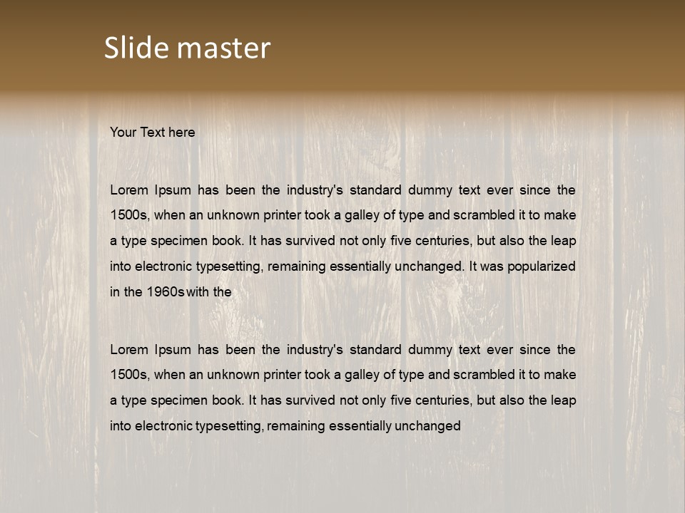 Dirty Nature Textured PowerPoint Template