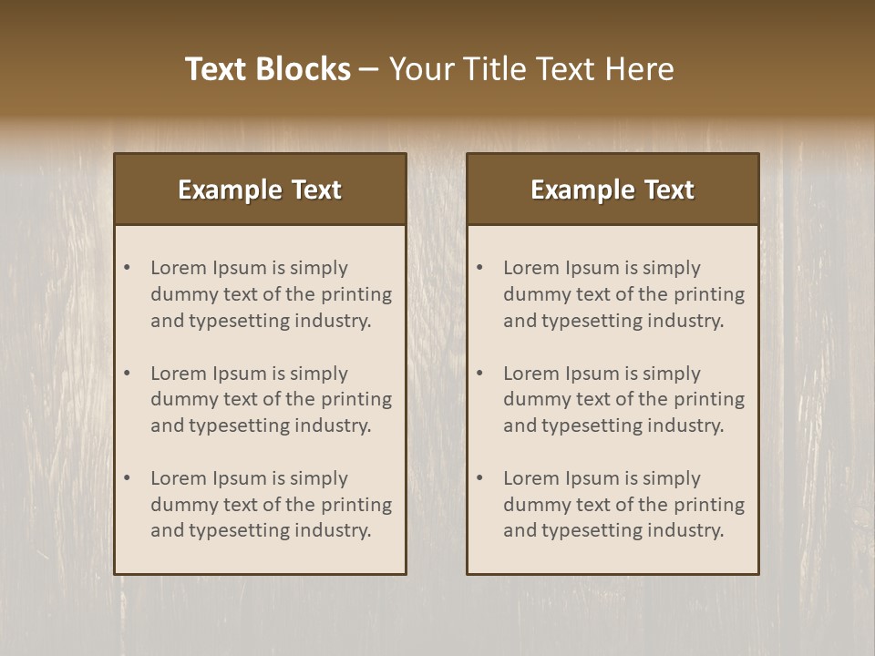 Dirty Nature Textured PowerPoint Template