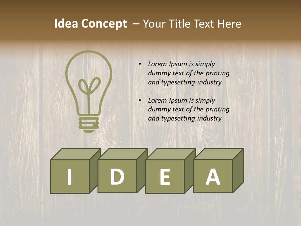Dirty Nature Textured PowerPoint Template