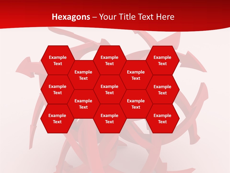 Pointer Guide Red PowerPoint Template