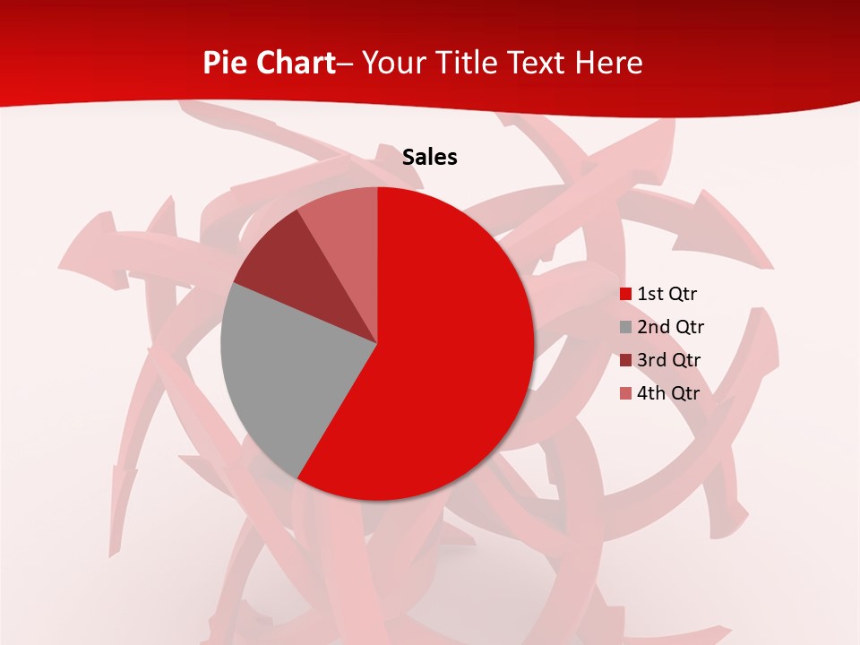 Pointer Guide Red PowerPoint Template