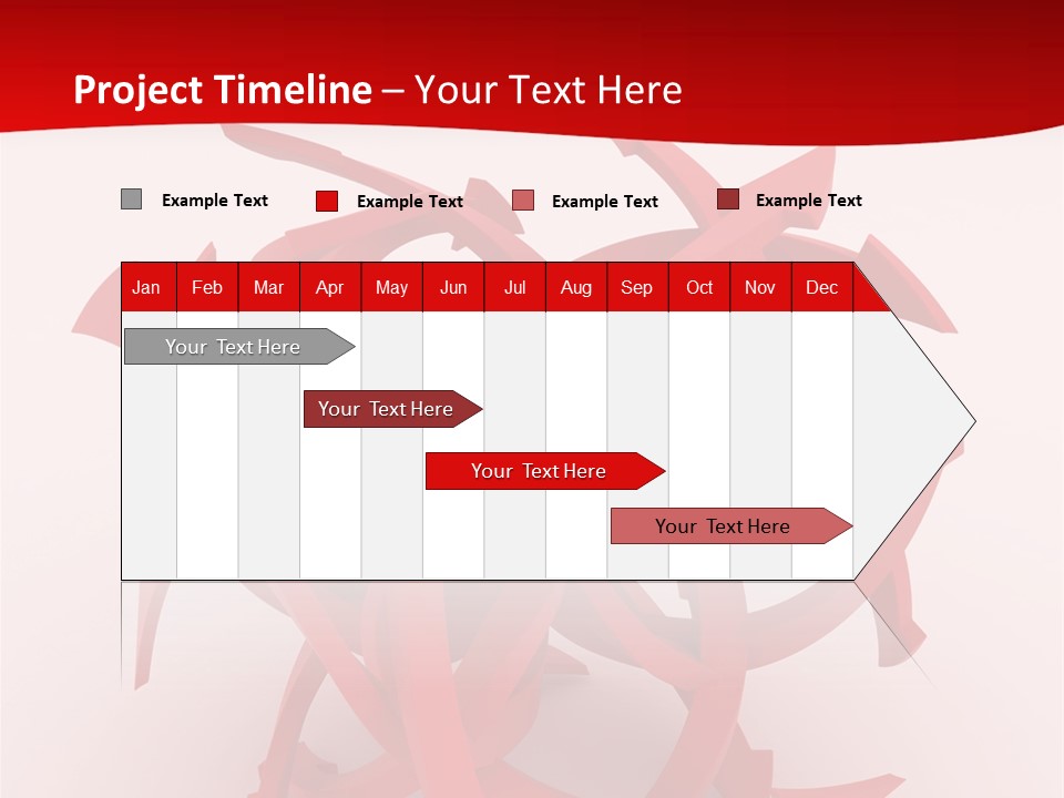 Pointer Guide Red PowerPoint Template
