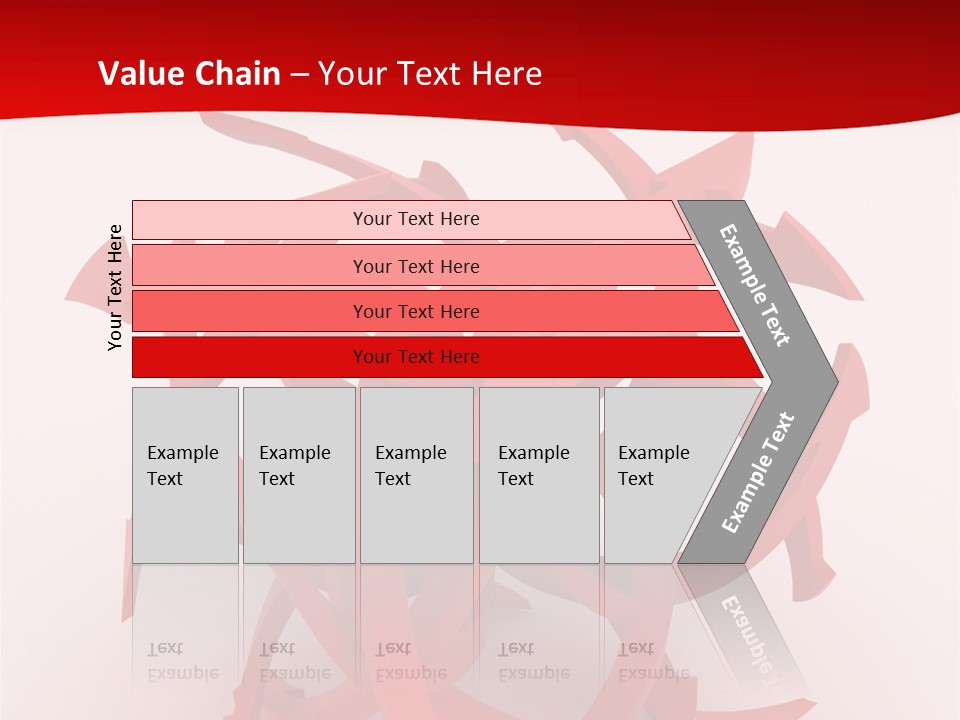Pointer Guide Red PowerPoint Template