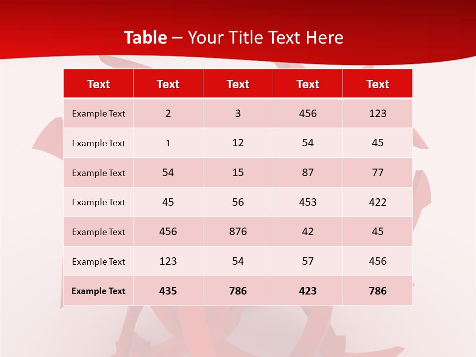 Pointer Guide Red PowerPoint Template