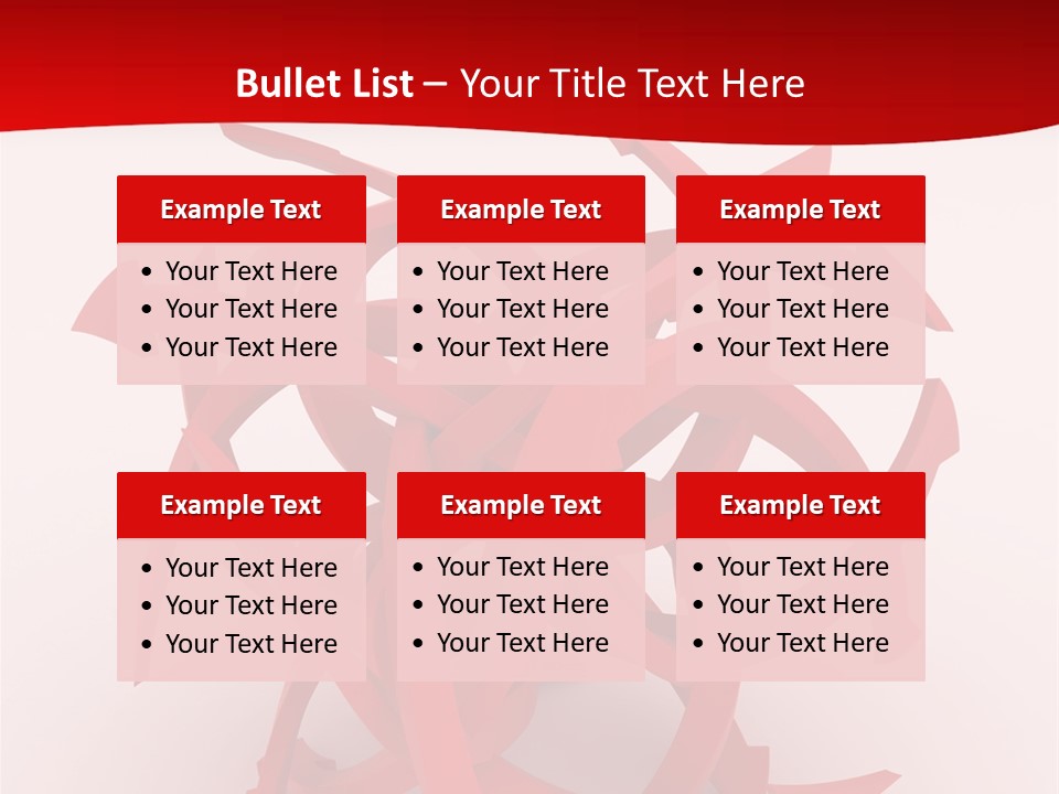 Pointer Guide Red PowerPoint Template