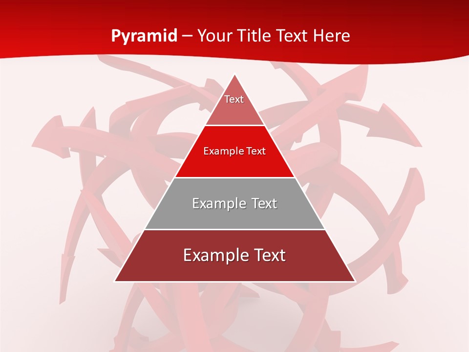 Pointer Guide Red PowerPoint Template