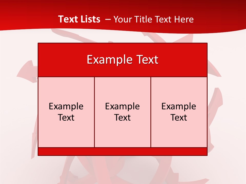 Pointer Guide Red PowerPoint Template